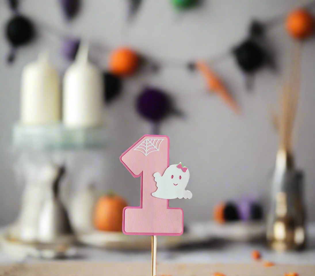 Spooky One - Number Cake Topper