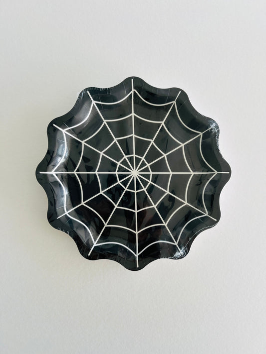 Spooky One - Spider Web Plates