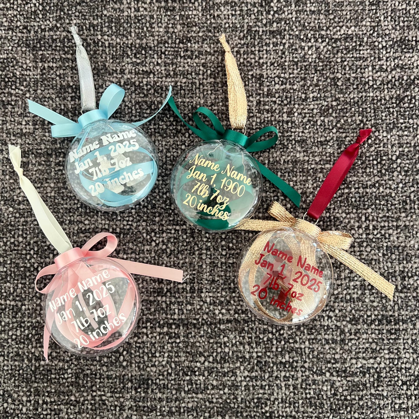 Baby Keepsake Ribbon Ornament