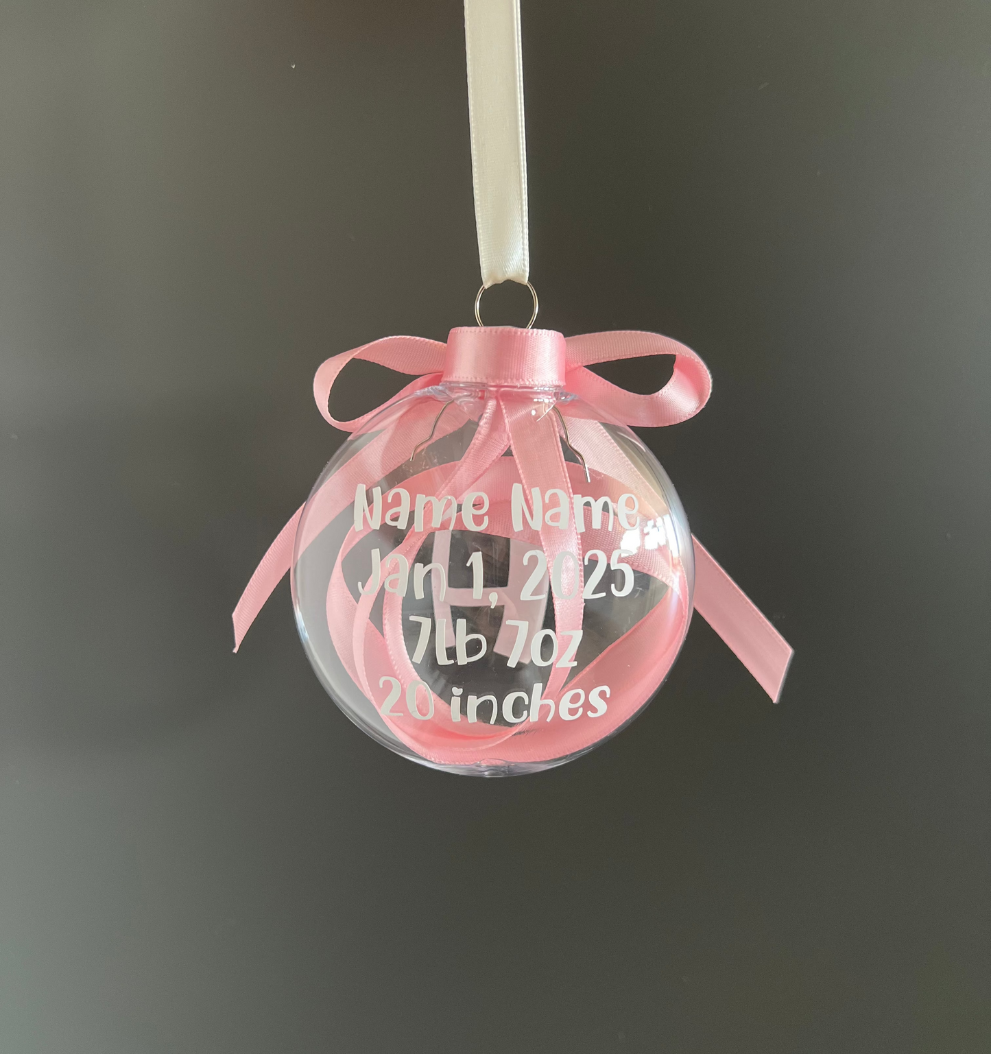 Baby Keepsake Ribbon Ornament